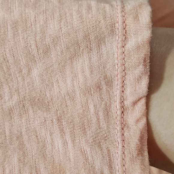 Jason Maxwell, Top, Peach, Sz LG, Vintage, Rose Trim, Scoop Neck - Picture 7 of 9
